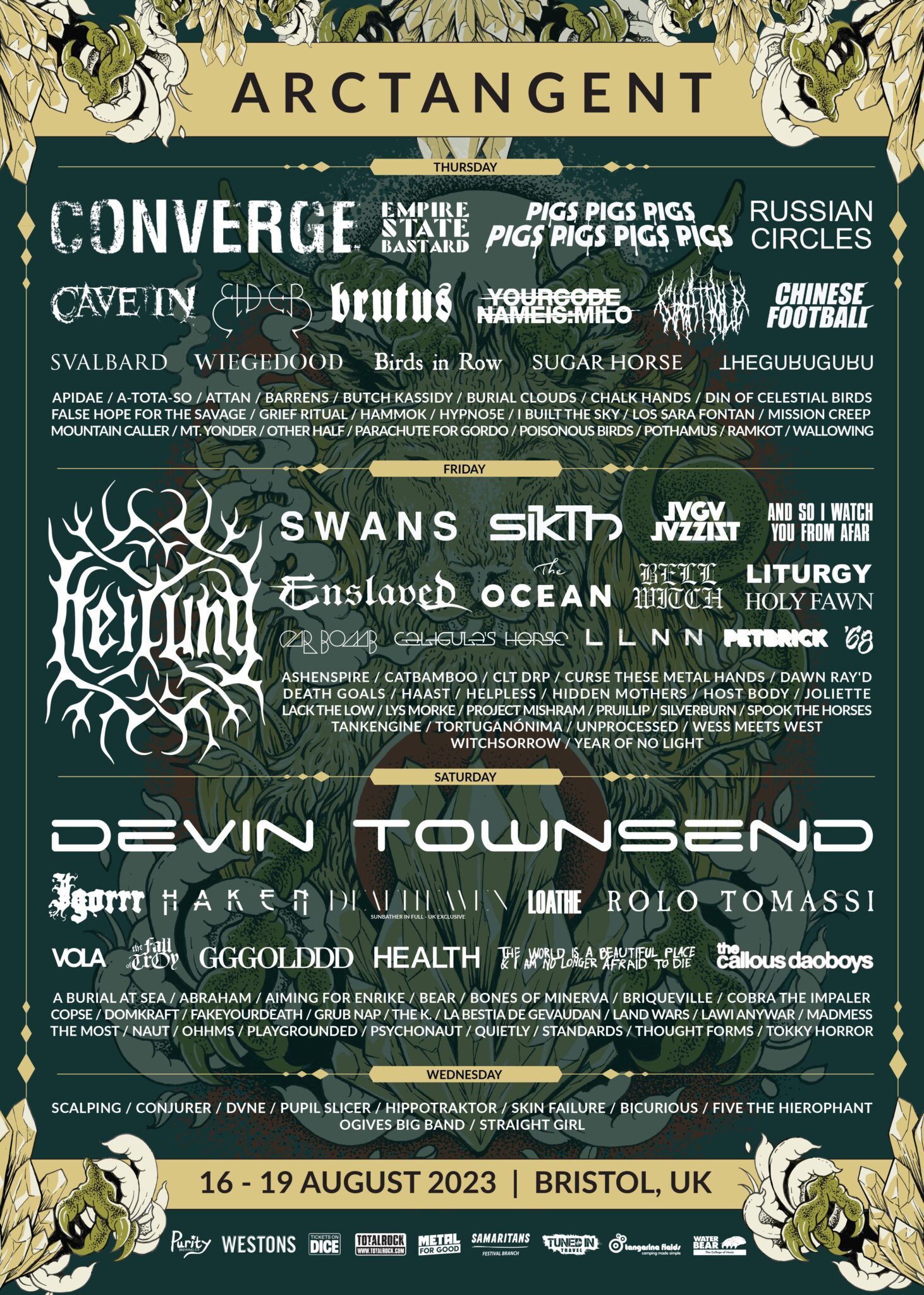 Arctangent vuelve en 2023 con su mejor cartel hasta la fecha – Flashes ...