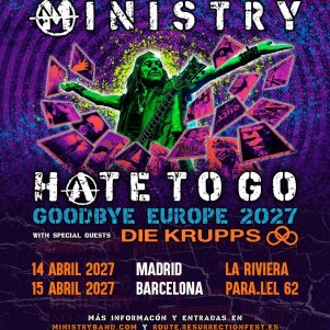 Route to Resurrection trae la gira de despedida de Ministry en 2027